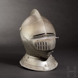 A close helmet, historicism in the style around 1600