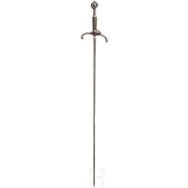 A stabbing sword (estoc), Historism in the style around 1500