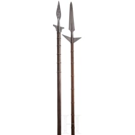 Two wing lances, repoductions in the style of the High Middle Ages
