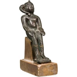 Statuette des Harpokrates, Ägypten, Dritte Zwischenzeit und Spätzeit, 7. - 4. Jhdt. v. Chr.