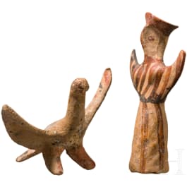 Mykenisches Psi-Idol und Adler, 13. Jhdt. v. Chr.