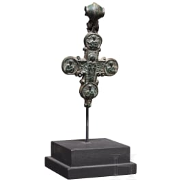 Enkolpion aus Bronze, mittelbyzantinisch, 11. - 12. Jhdt.
