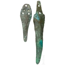 Zwei Bronzedolche, frühe Bronzezeit, 20. - 17. Jhdt. v. Chr.