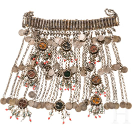 Ottoman silver wedding jewellery, around 1900