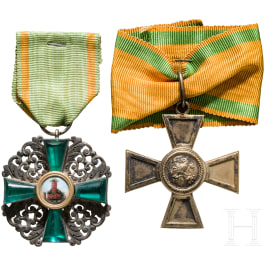 Order of the Zähringer Lion - Knight's Cross 2nd class and Cross of Merit
