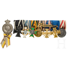 Medal bar of a member of the Brunswick Infantry Regiment No.92