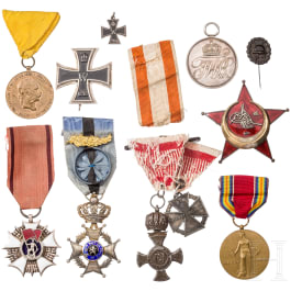 Group of awards Prussian and International orders