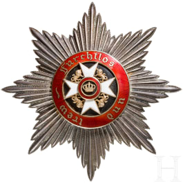 Order of the Wurttemberg crown - star to the Grand Cross