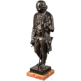 Bronze figure in the style of the 18th century (Voltaire?)