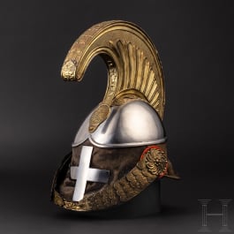 A helmet for members of the heavy cavalry of the Kingdom of Sardinia, 1831-49