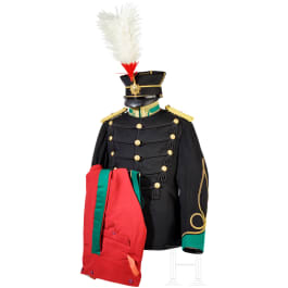 Uniform ensemble for a cavalry officer in World War II
