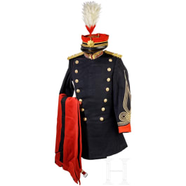 Uniform ensemble for officers of the military police (Kempeitai), Meiji period