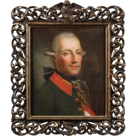 Emperor Joseph II (1741 - 1790) - breast portrait in dragoon uniform