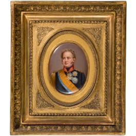 Miniature portrait of Tsar Alexander I, Russia, 1st half of the 19th century
