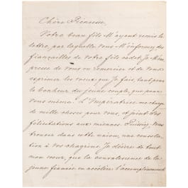Tsar Alexander II. (1818 - 1881) - letter with handwritten signature, Russia, dated 1870