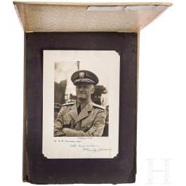Signalman 1st Class Carl B Edwards - photo and memory album with autographs by fleet admiral Chester W. Nimitz 1938 - 1943