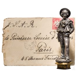 Prince Alfons of Bavaria (1862 - 1933) - a personal seal and a sealed envelope