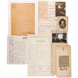 Photo and document bequest of the court pianist Gabriele von Lottner
