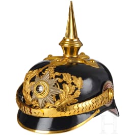 A Hessian General Spiked Helmet