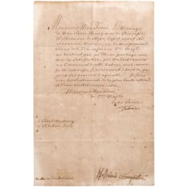 Frederick the Great - personally signed letter to King Charles V of both Sicilies of 26.6.1752