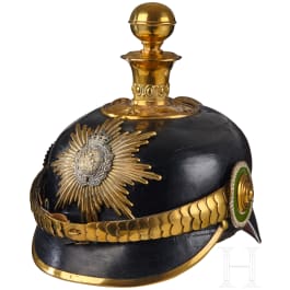 A Saxon Officer Artillery Helmet