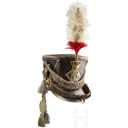 Shako for officers of the cavalry, 1813 - 1815