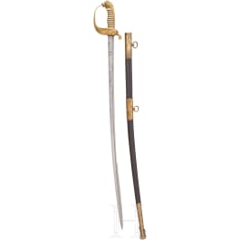 Damascus sabre for officers of the Imperial Navy