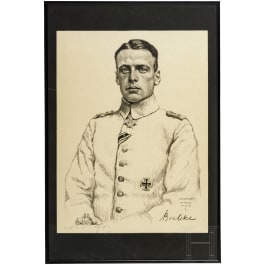 Oscar Graf (1873 - 1958) - portrait of Oswald Boelcke