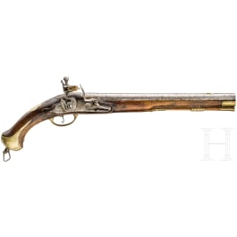 A flintlock pistol M 1742 for the Chevauleger Regiment Count Rutowski