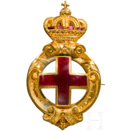 Bulgarian badge of the Red Cross Society