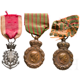 Three medals, France, 19th century