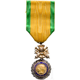 Military medal, France, late 19th century