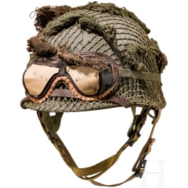 Steel helmet for US paratrooper in 2nd world war