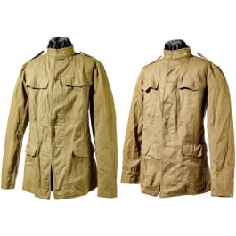 Two US field service blouses in tropical style
