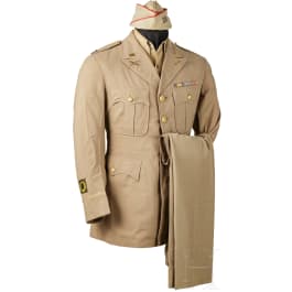 Service uniform of an artillery captain, 2nd world war