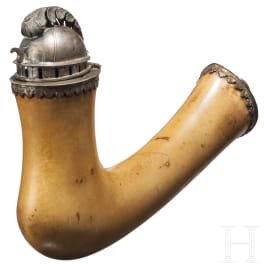Silvered sepiolite pipe bowl from the reign of Emperor Franz I.