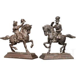 Emperor Franz Josef I. - equestrian statuette, dated Vienna 1898