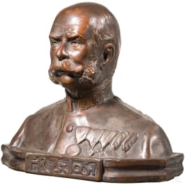 Emperor Franz Josef I. - small bust, Munich, 1910