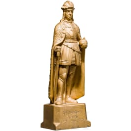 Anton Gerhart (1879 - 1944) - Statuette after the statue of Emperor Maximilian I in Wels