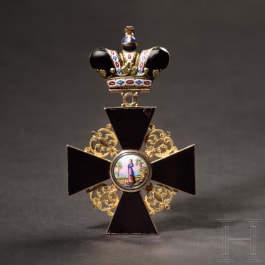 A Russian Order of St. Anna, 1st class cross with crown, dated 1867