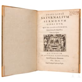 Iusti Lipsi, "Saturnalium Sermonum Libri Duo, Qui de Gladiatoribus", Antwerpen, 1604