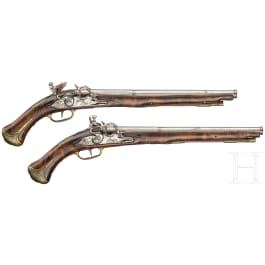 A Northern Italian pair of snaphauncelock pistols, end of 17th century