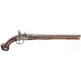 A long flintlock pistol, probably Poland or Russia, ca. 1710/20