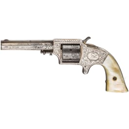 A Nimschke engraved Eagle Arms cupfire revolver