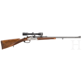 A drop barrel big game rifle by Koschat in Ferlach