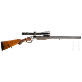A pre-war three-barrel rifle-shotgun, Suhl