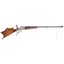 A luxurious system Aidt "Feuerstutzen" (sports carbine), end of 19th century