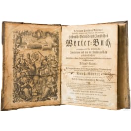 "Historisch-, politisch- und juristisches W&ouml;rterbuch", Frankfurt und Leipzig, 1772