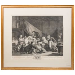 A set of four mostly French prints, 19th century