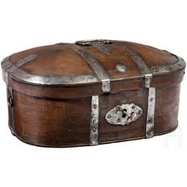 An iron mounted box for travel, Northern Germany, 18th century